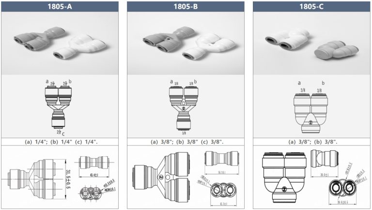 pvc lock push fittings