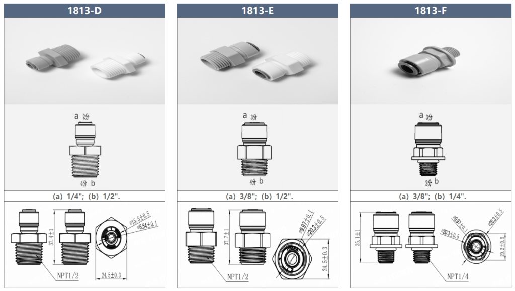 Male Push Fit Adapter