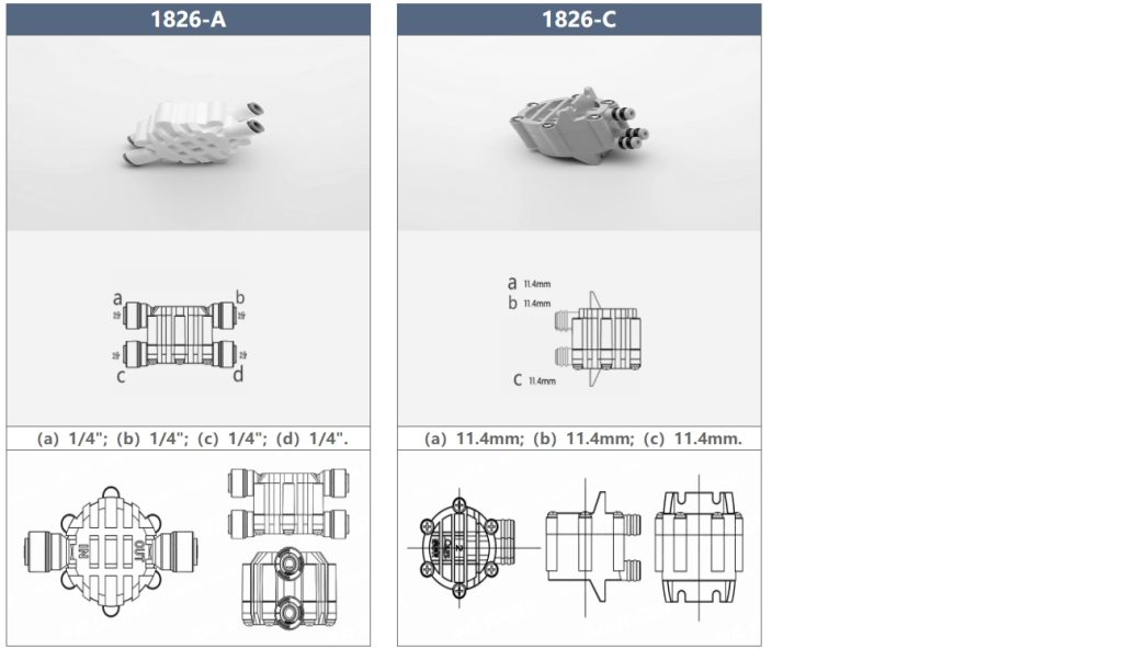 Name: 4 Holes Valve Model: 1826